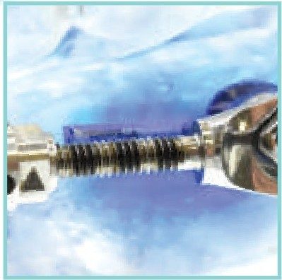 The advancer screw mechanism in detail