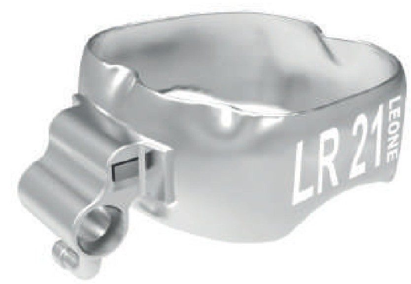 LR21 lower right, engraved and welded